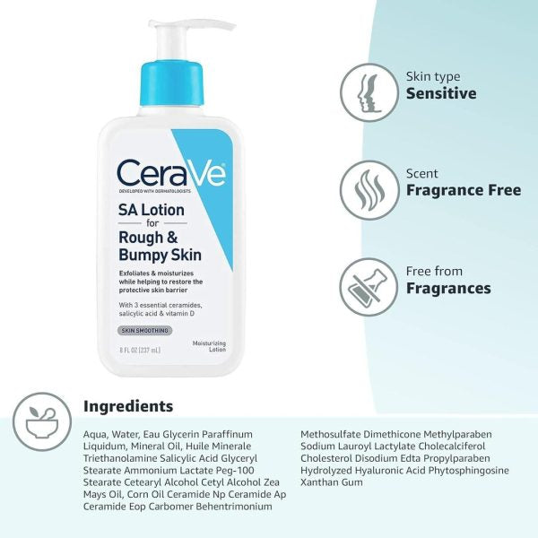 Cerave Sa Lotion For Rough And Bumpy Skin